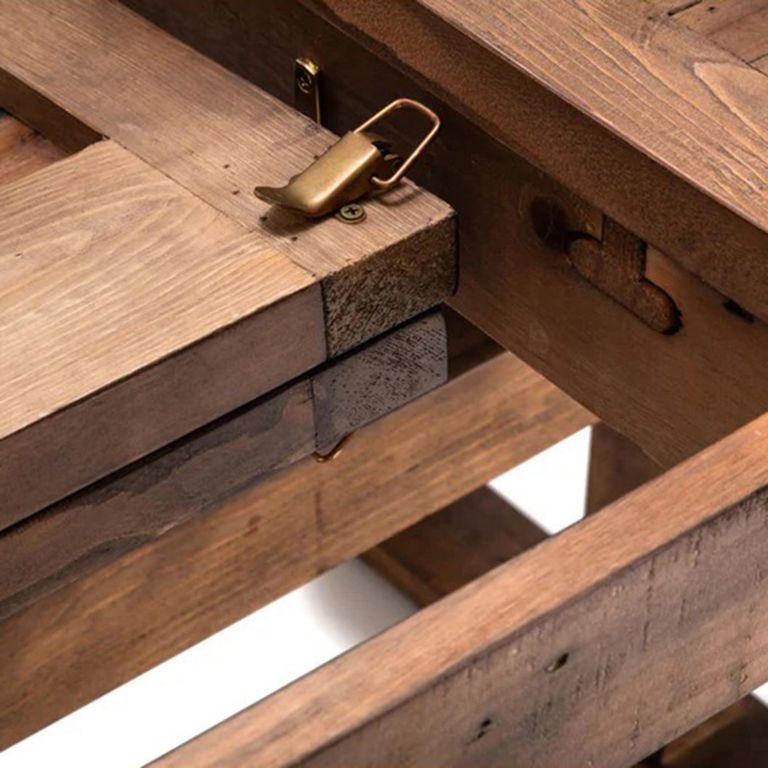 Chatsworth Extending Dining Table - 6-8 Seater - 180cm-200cm - Reclaimed Pine