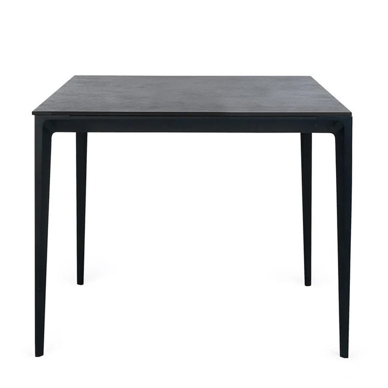 Miami Dining Table - 2 Seater - 80cm - Square - Grey Ceramic