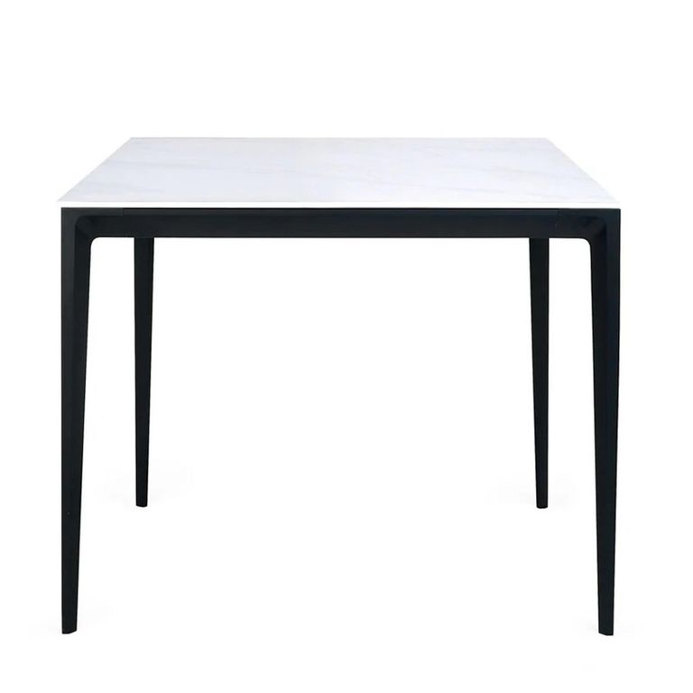 Miami Dining Table - 2 Seater - 80cm - Square - White Ceramic