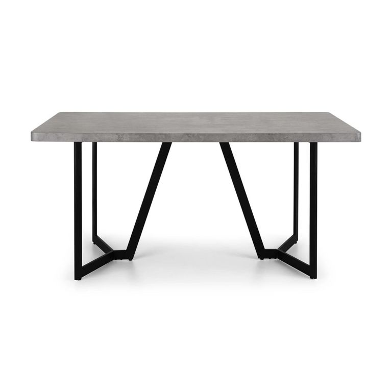 Miller Dining Table - 6 Seater - 160cm - Concrete Effect