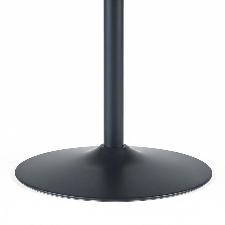 Nero Dining Table - 2 Seater - 100cm - Round - Black