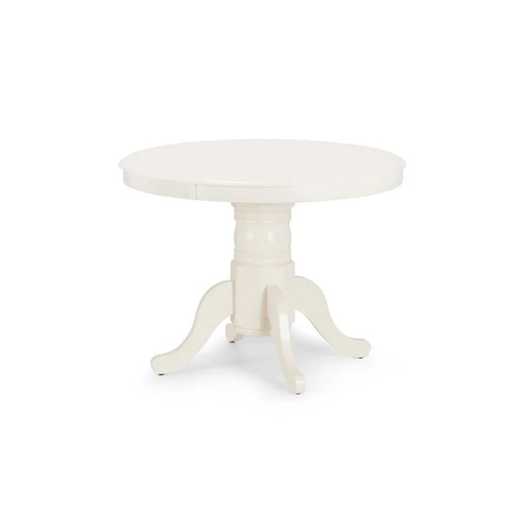 Stamford Extending Dining Table - 2-4 Seater - 100cm-138cm - Oval - Ivory