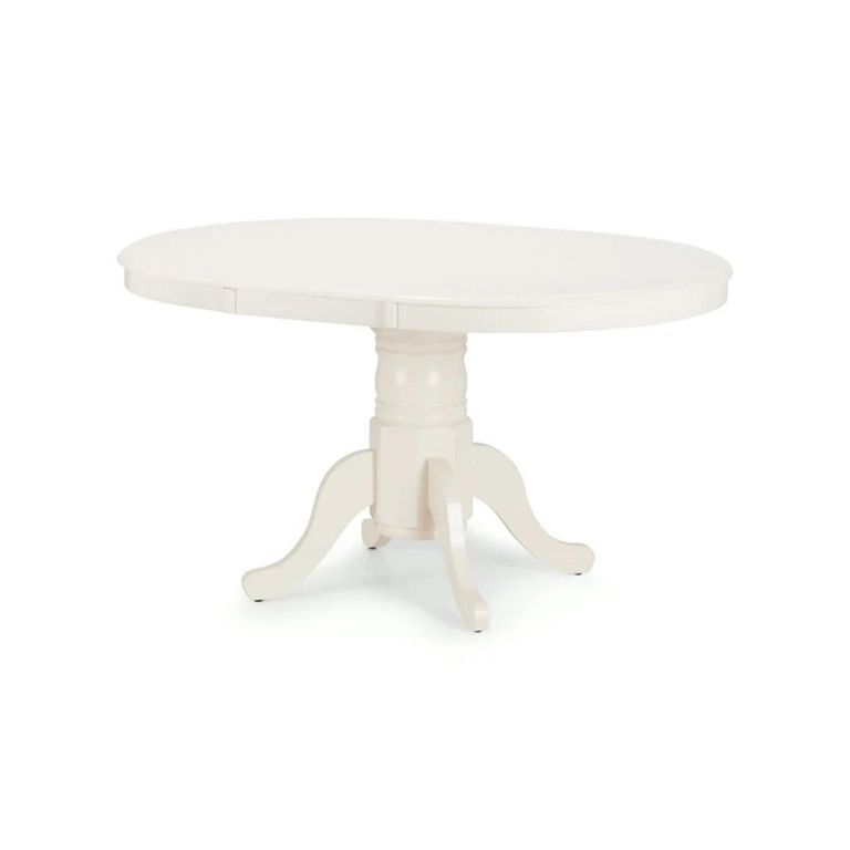 Stamford Extending Dining Table - 2-4 Seater - 100cm-138cm - Oval - Ivory