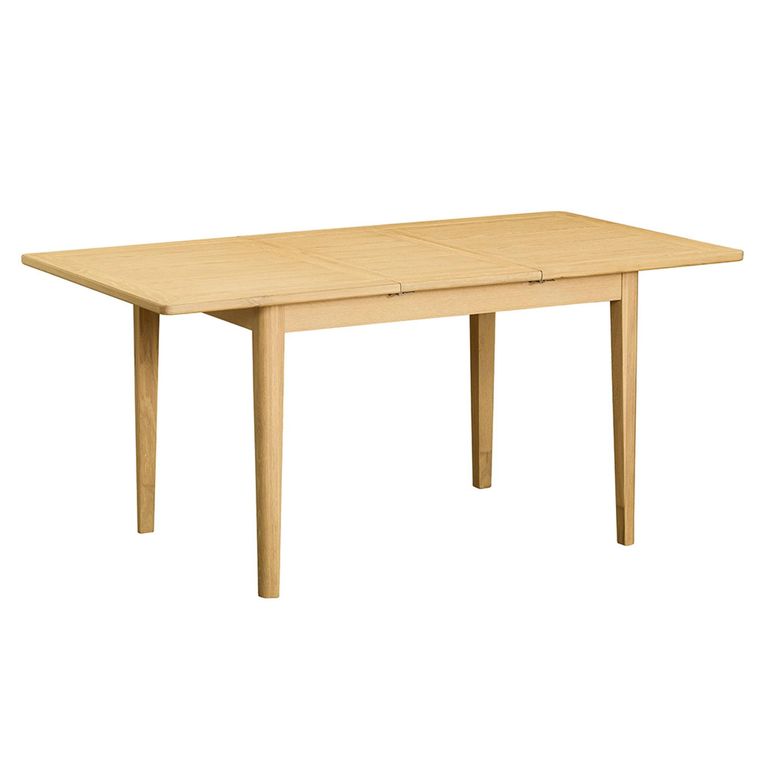 Twyford Extending Dining Table - 4-6 Seater - 125cm-165cm - Oak