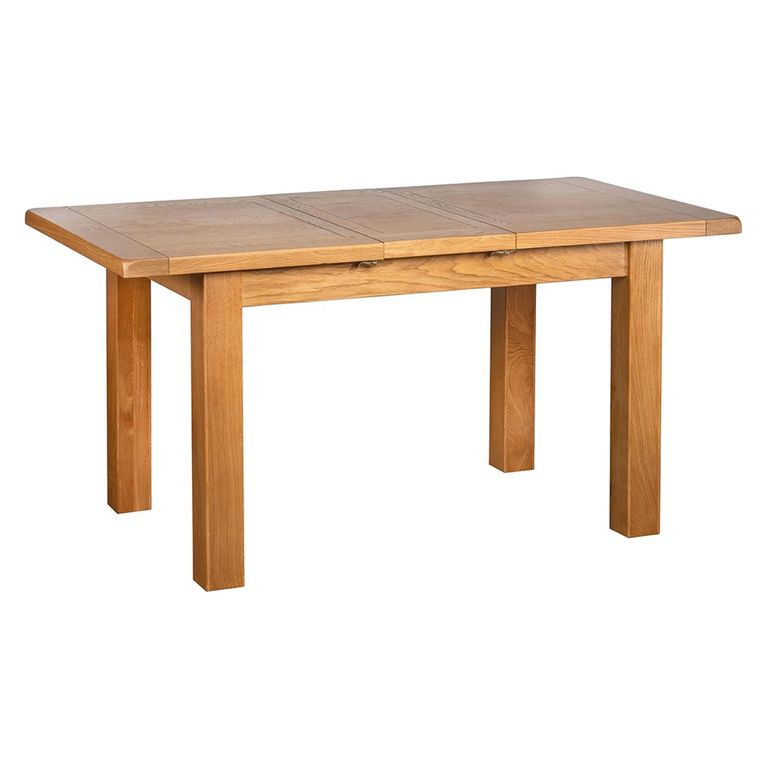Somer Extending Dining Table - 1 Leaf - 4 Seater - 120cm-153cm - Oak