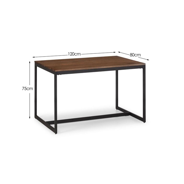 Tribeca Dining Table - 4 Seater - 120cm - Walnut