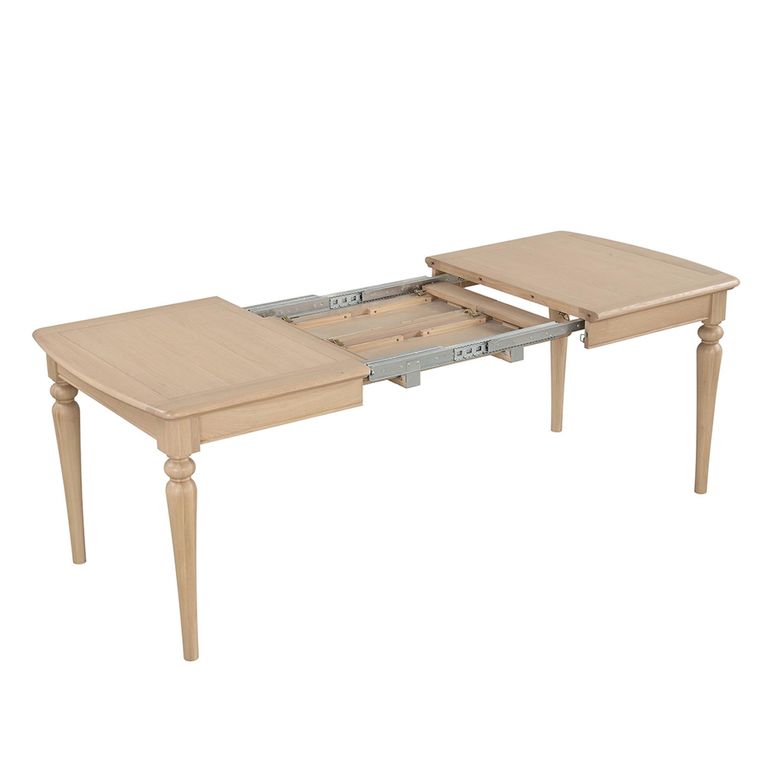 Cromwell Extending Dining Table - 4-6 Seater - 136cm-196cm - Oak