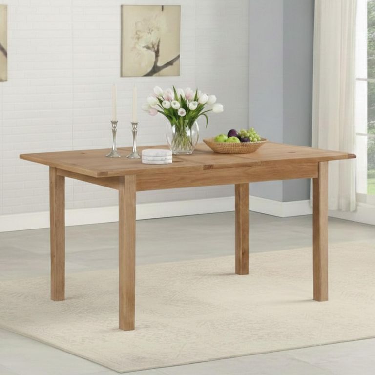Kilmore Butterfly Extending Dining Table - 4-6 Seater - 120cm-150cm - Oak