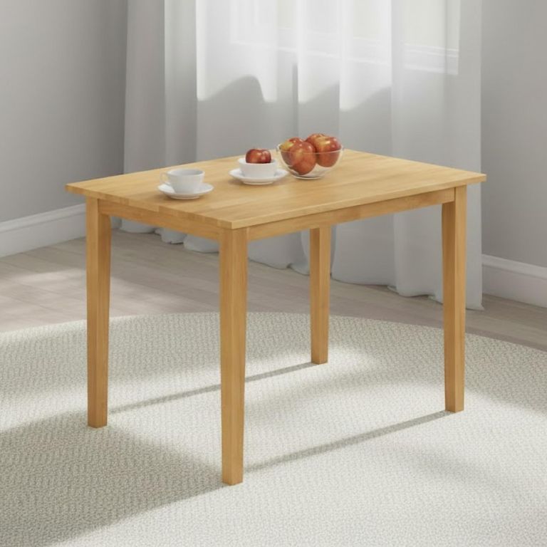 Hanover Dining Table - 4 Seater - 110cm - Light Oak