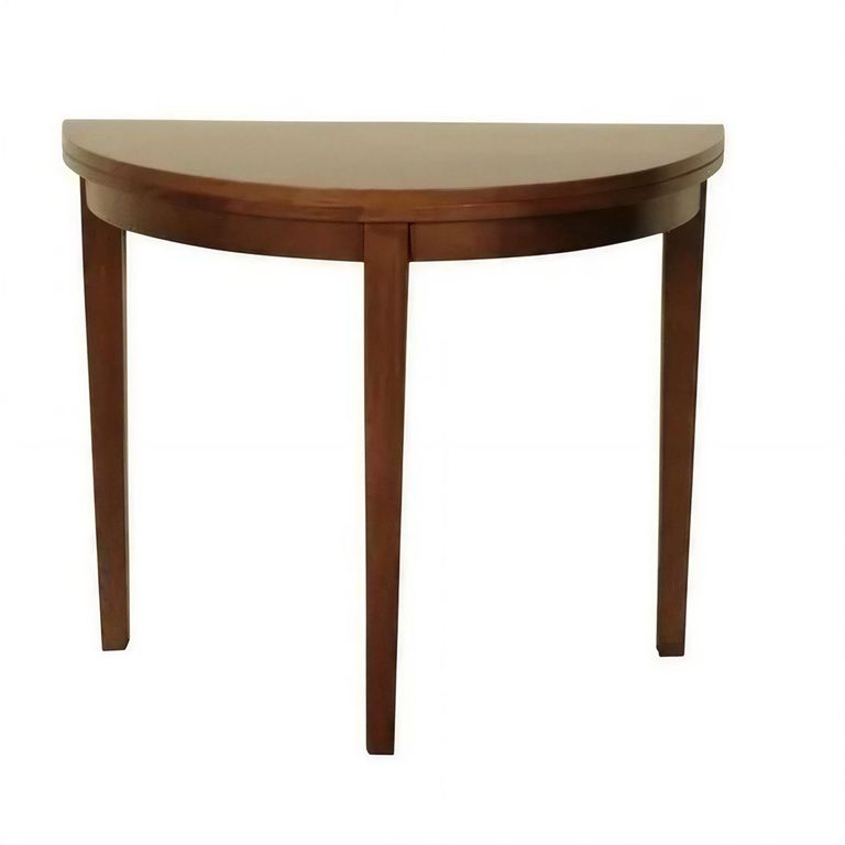 Hanover Half Moon Extending Dining Table - 2 Seater - 45cm-90cm - Dark Oak