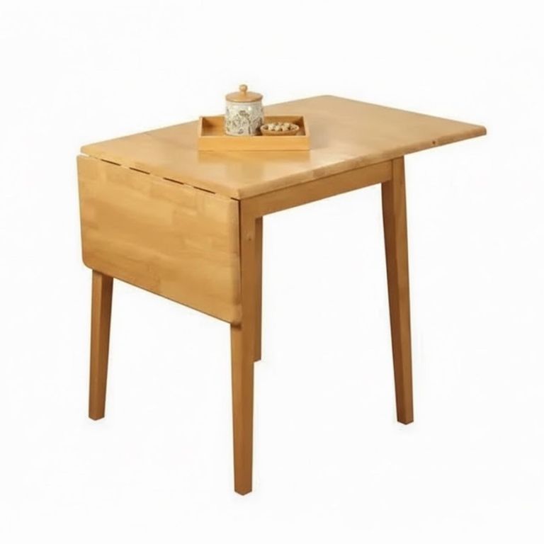 Hanover Drop Leaf Dining Table - 2-4 Seater - 65cm-120cm - Light Oak