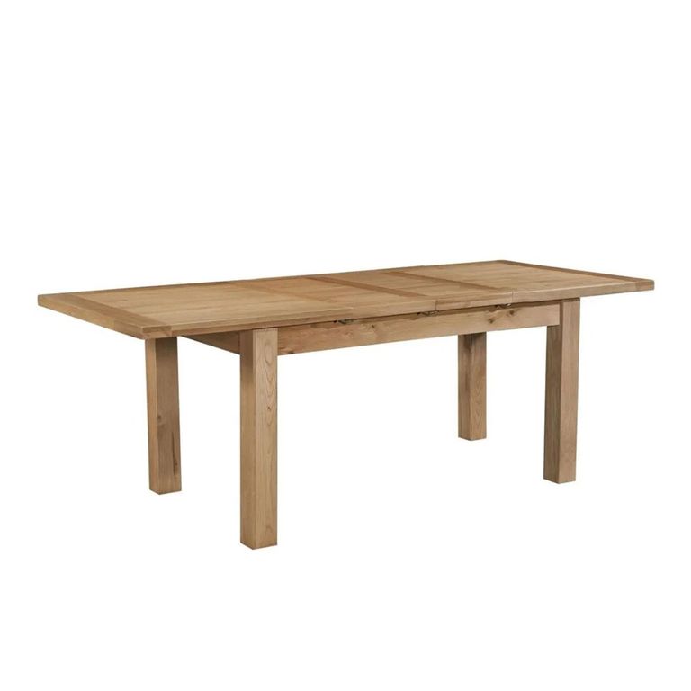 Appleby Extending Dining Table - 4 Seater - 132cm-198cm - Oak - with 2 Extensions