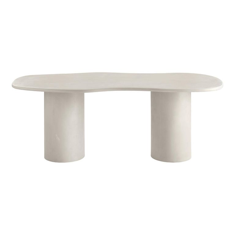 Maranola Dining Table - Double Pedestal - 8 Seater - 200cm - Concrete