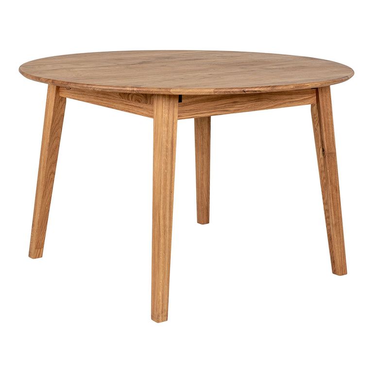 Metz Dining Table - Round - Extending - 4-6 Seater - 118cm-158cm - Oak