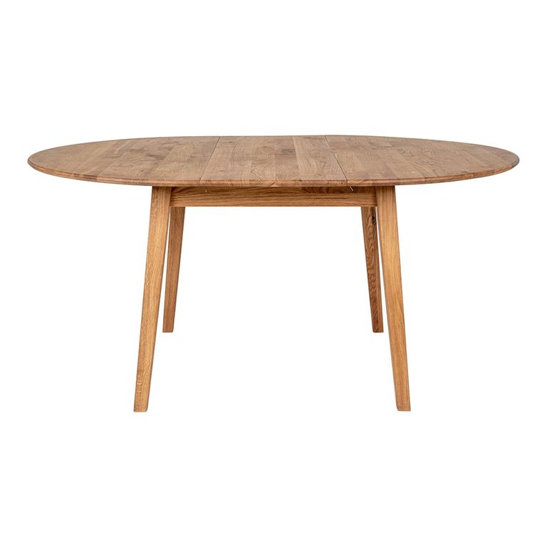 Metz Dining Table - Round - Extending - 4-6 Seater - 118cm-158cm - Oak