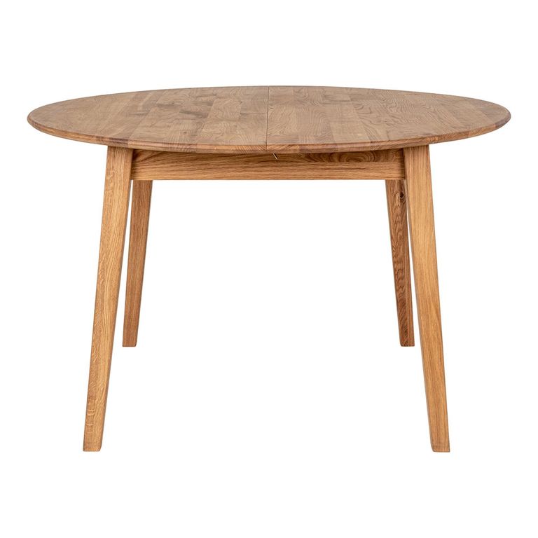 Metz Dining Table - Round - Extending - 4-6 Seater - 118cm-158cm - Oak