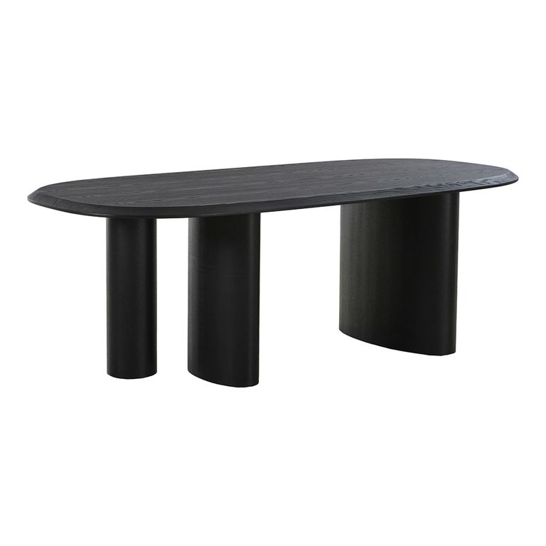 Tirano Dining Table - Pedestal - 8 Seater - 220cm - Black