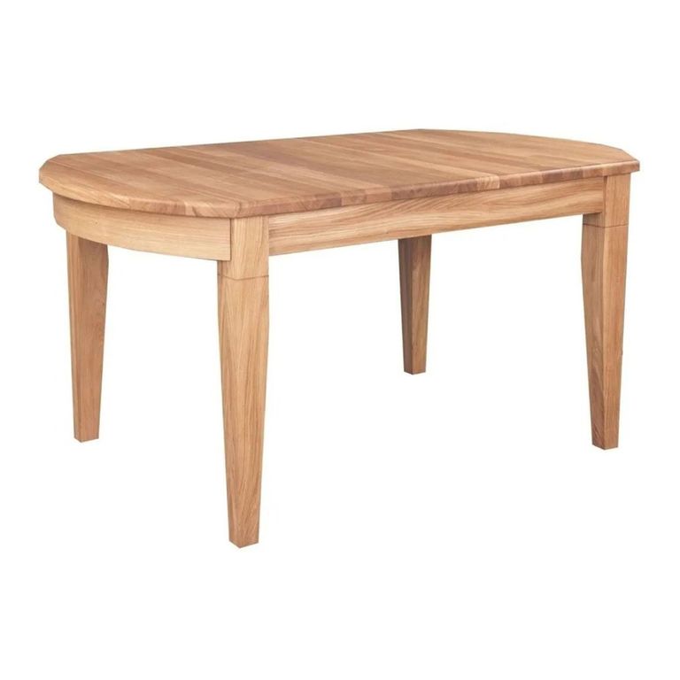 Moreno D End Oval Extending Dining Table - 6 Seater - 180cm - Oak