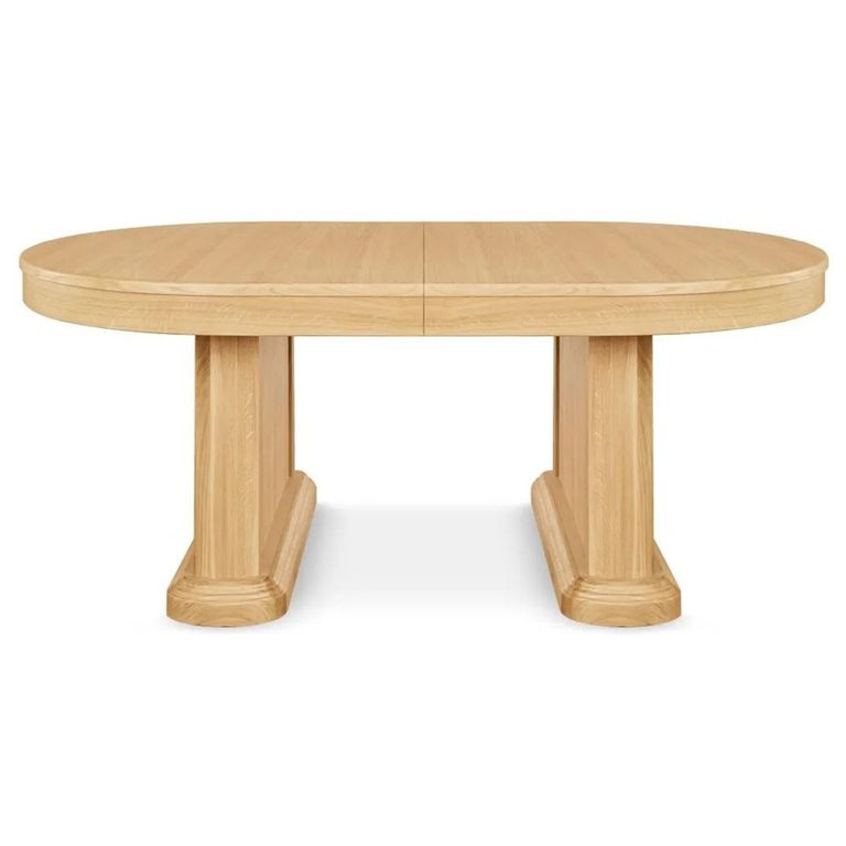 Sorento Oval Extending Dining Table - 8 Seater - 200cm-250cm - Oak