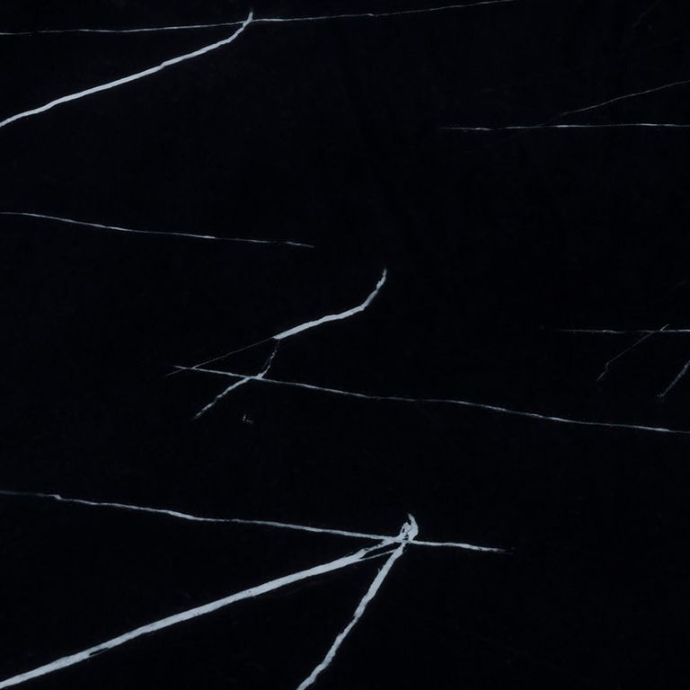 Naples Dining Table - Black Marble - Sizes Available