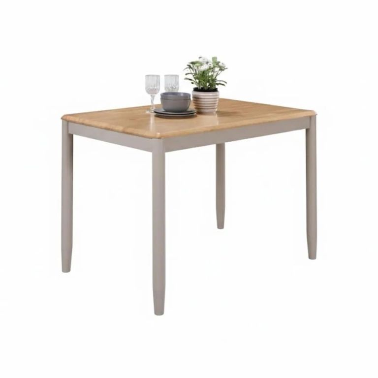 Clearance - Altona Dining Table - 4 Seater - 110cm - Oak and Grey - A400