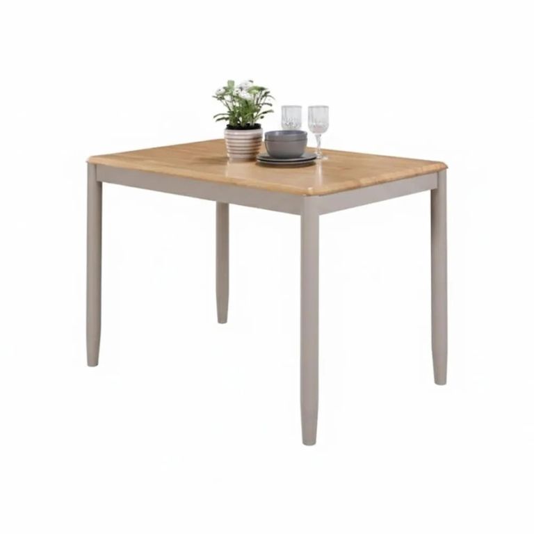 Clearance - Altona Dining Table - 4 Seater - 110cm - Oak and Grey - A400