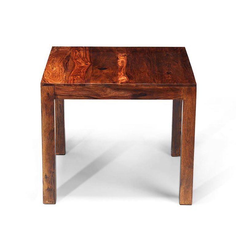 Cube Sheesham 2 Seater Square Dining Table
