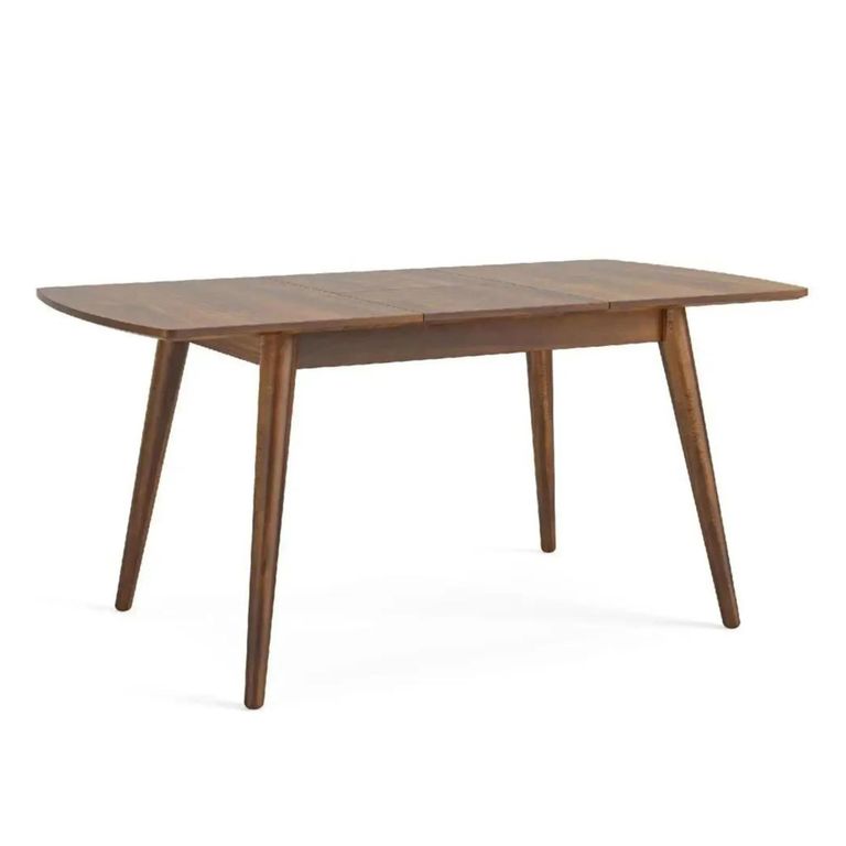Clearance - Harley - Butterfly Extending Dining Table - 4-6 Seater - 120cm-165cm - Dark Wood - FSS16574