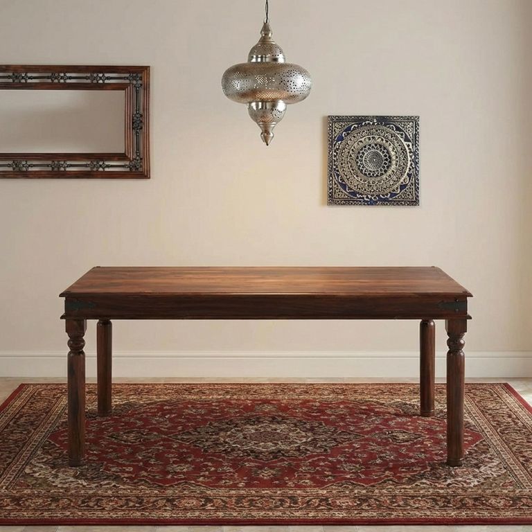 Indian Sheesham Thacket 6 Seater Dining Table