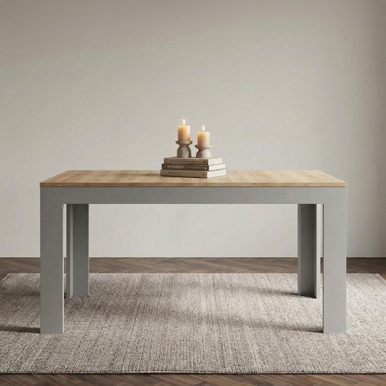 Bohol Extending Dining Table - 6-8 Seater - Grey