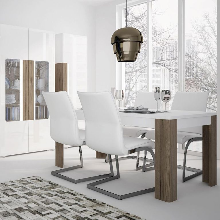 Toronto Dining Table - 6 Seater - 160cm - White Gloss