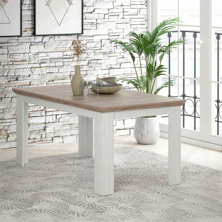 Illopa Extending Dining Table - 6-8 Seater - White