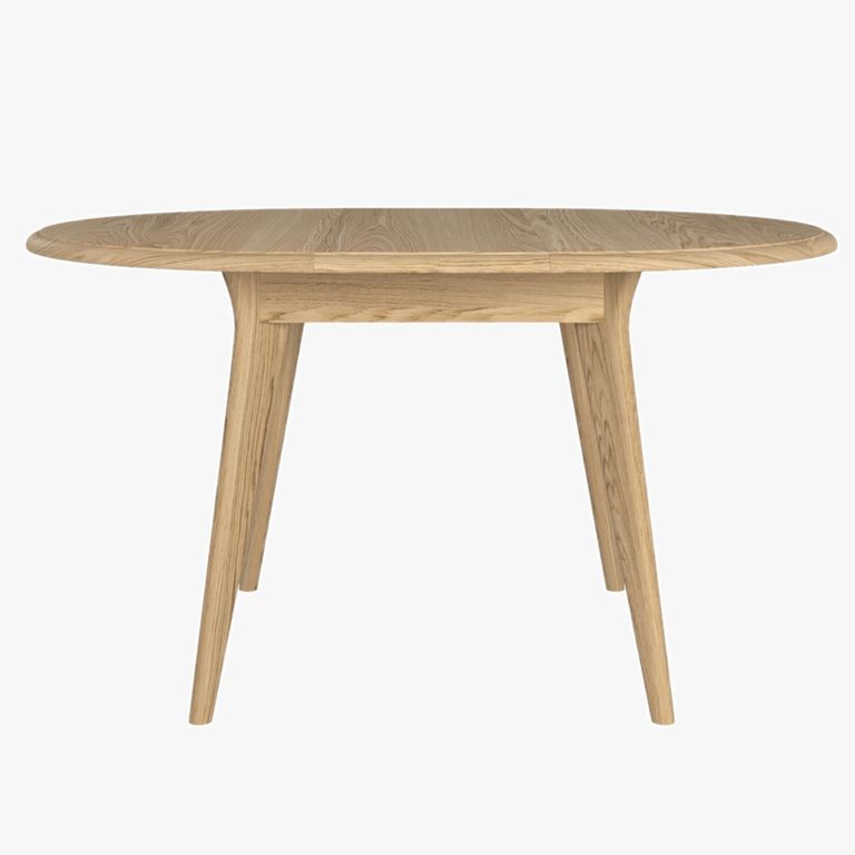 Stockholm Extending Dining Table - 4-6 Seater - 105cm-140cm - Round - Oak