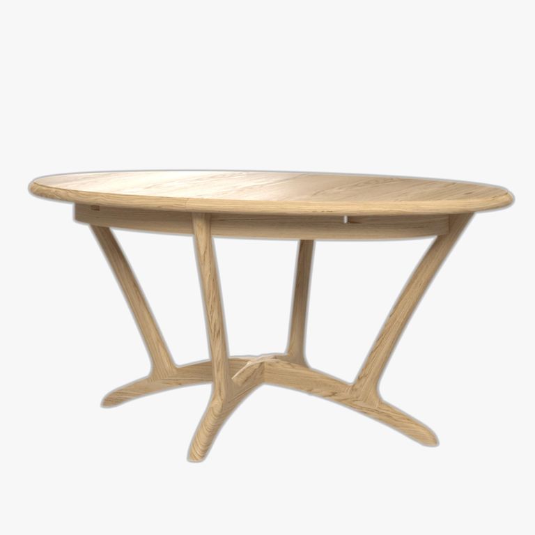 Stockholm Extending Dining Table - 6-8 Seater - 160cm-210cm - Oval - Oak