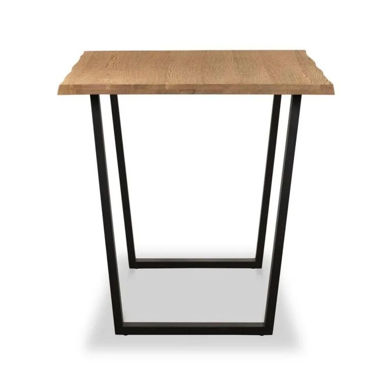 Clearance - Jersey Dining Table - Industrial Style - 4 Seater - 140cm - Oak - FSS17177