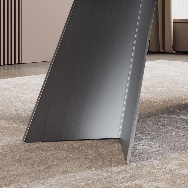 Taurus Dining Table - Beige Marble - Dark Grey Base - Sizes Available