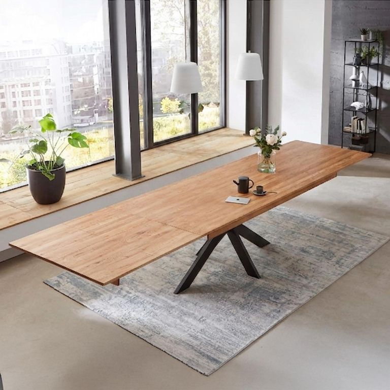 Boston Extending Dining Table - with Spider Legs - Oiled Oak - Variation Available