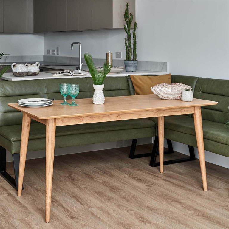 Jenson Oak Dining Table - 6 Seater - 160cm