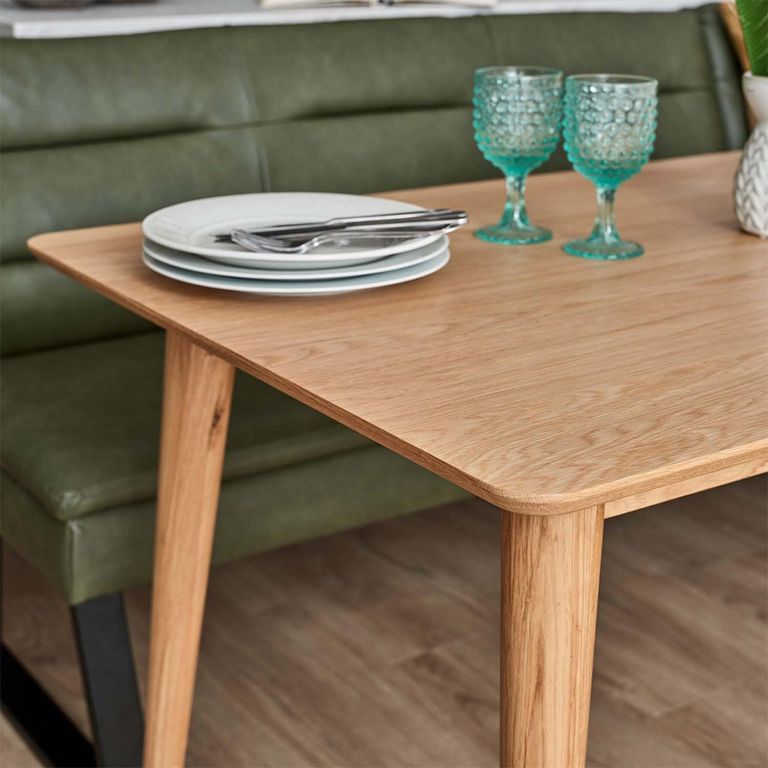 Jenson Oak Dining Table - 6 Seater - 160cm