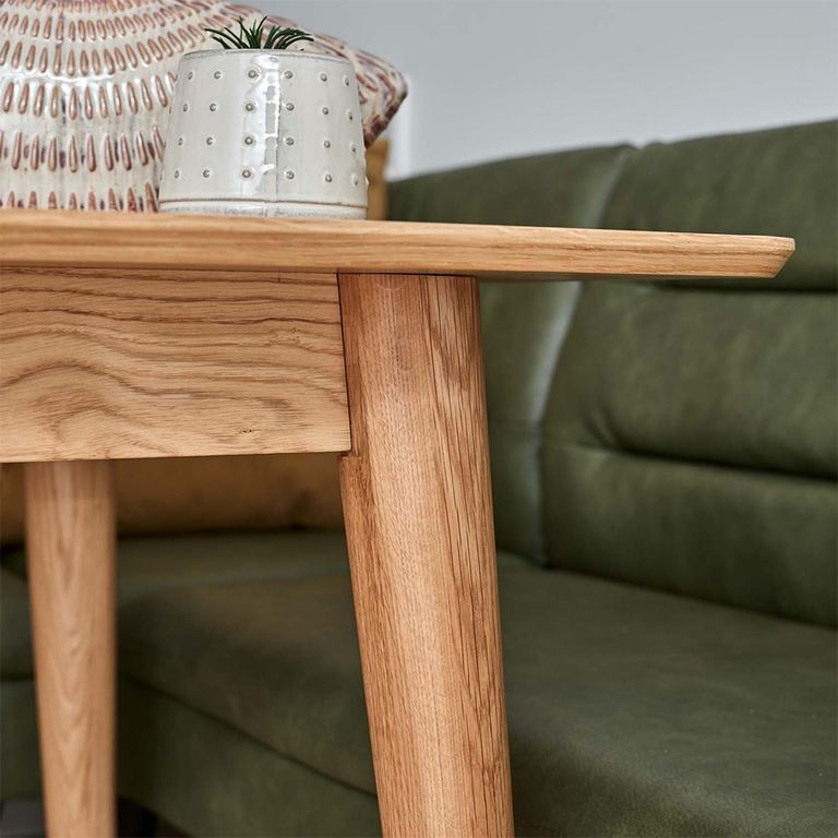 Jenson Oak Dining Table - 6 Seater - 160cm