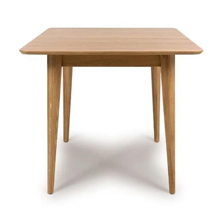 Jenson Oak Dining Table - Square - 2 Seater - 80cm