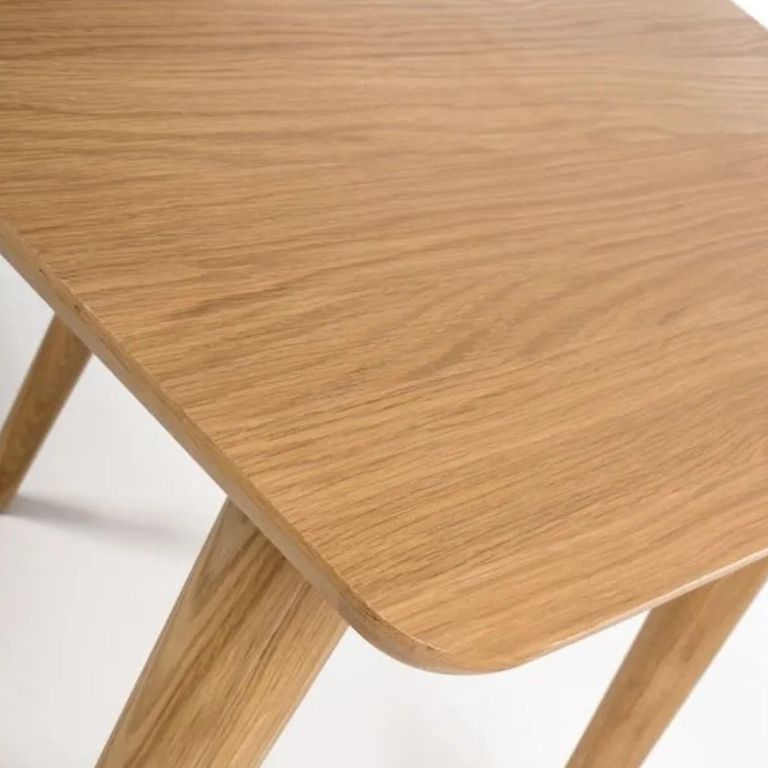 Jenson Oak Dining Table - Square - 2 Seater - 80cm