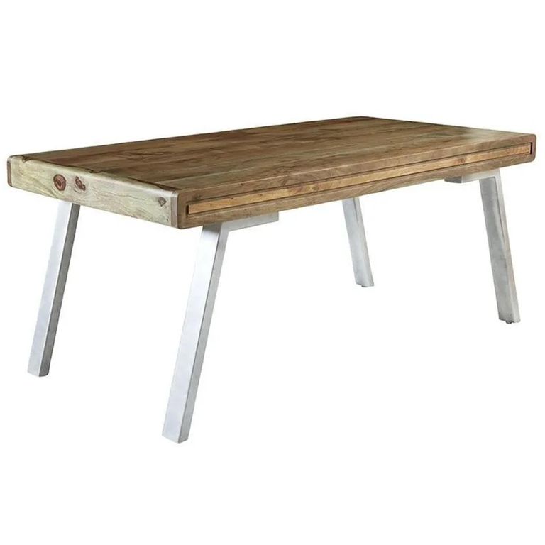 Aspen Dining Table - 6 Seater - 150cm - Industrial - Reclaimed Wood
