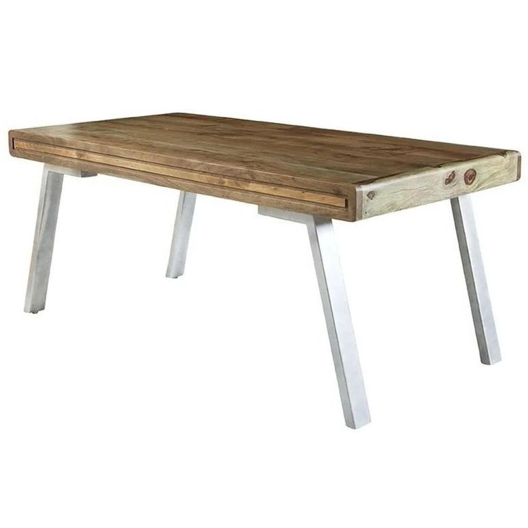 Aspen Dining Table - 6 Seater - 150cm - Industrial - Reclaimed Wood