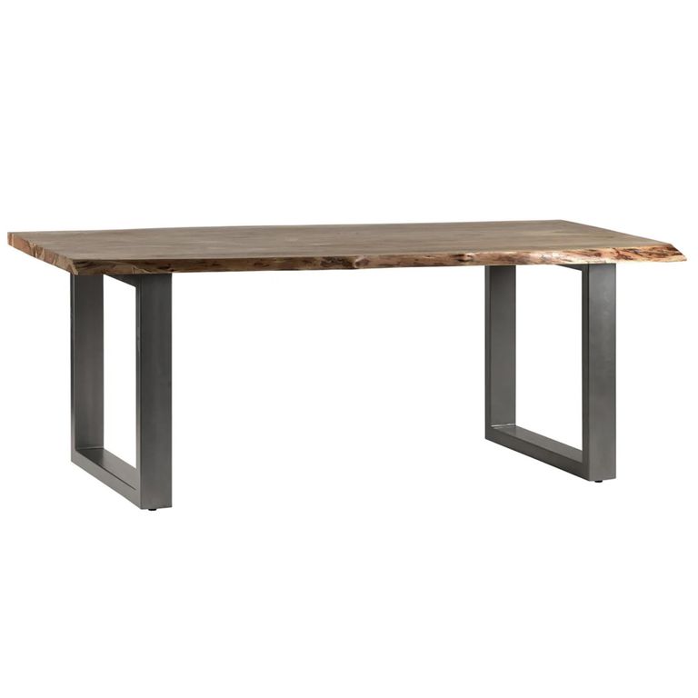 Baltic Dining Table - 6 Seater - 150cm - Live Edge - Solid Acacia Wood