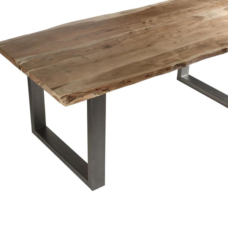 Baltic Dining Table - 8 Seater - 200cm - Live Edge - Solid Acacia Wood