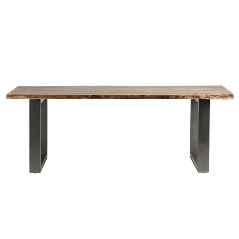 Baltic Dining Table - 8 Seater - 200cm - Live Edge - Solid Acacia Wood