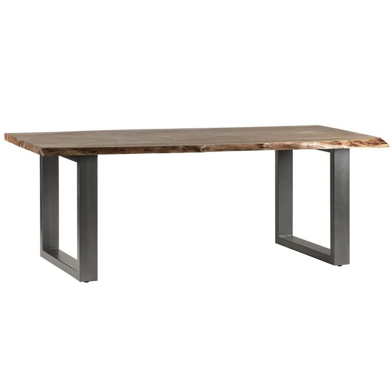 Baltic Dining Table - 8 Seater - 200cm - Live Edge - Solid Acacia Wood