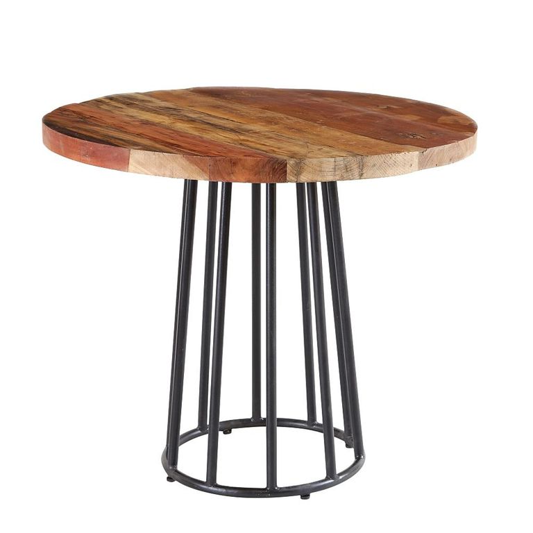 Coastal Dining Table - 2 Seater - 90cm - Round - Reclaimed Wood