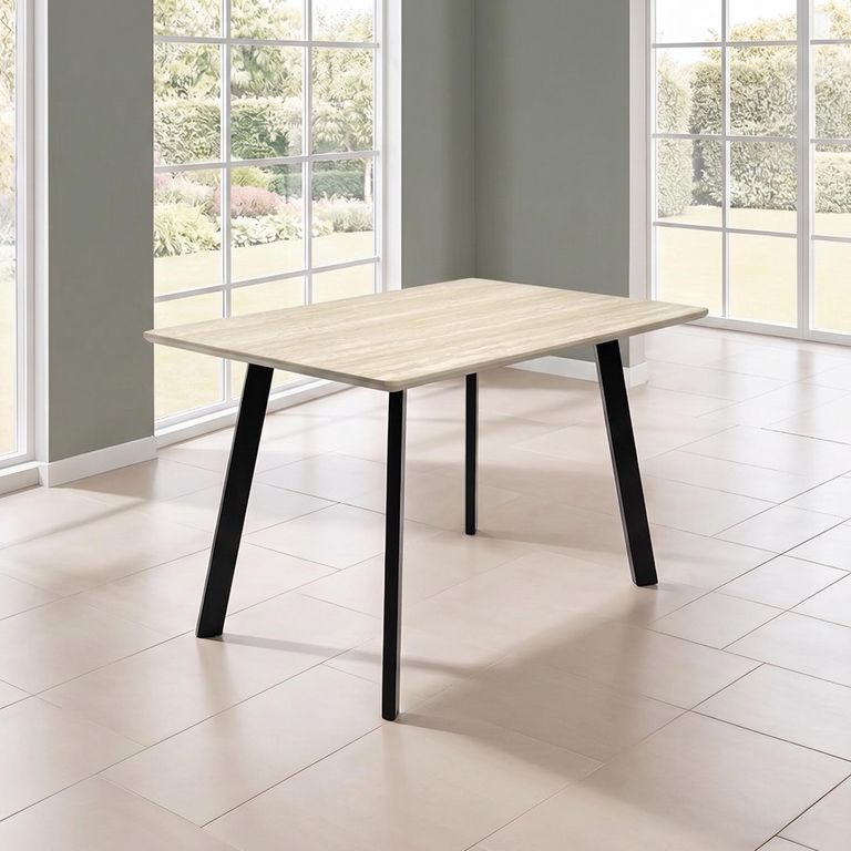 Rialto Dining Table - 4 Seater - 120cm - Travertine